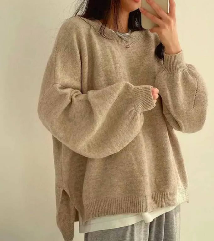 Свитера в оверсайз стиле подойдут всем