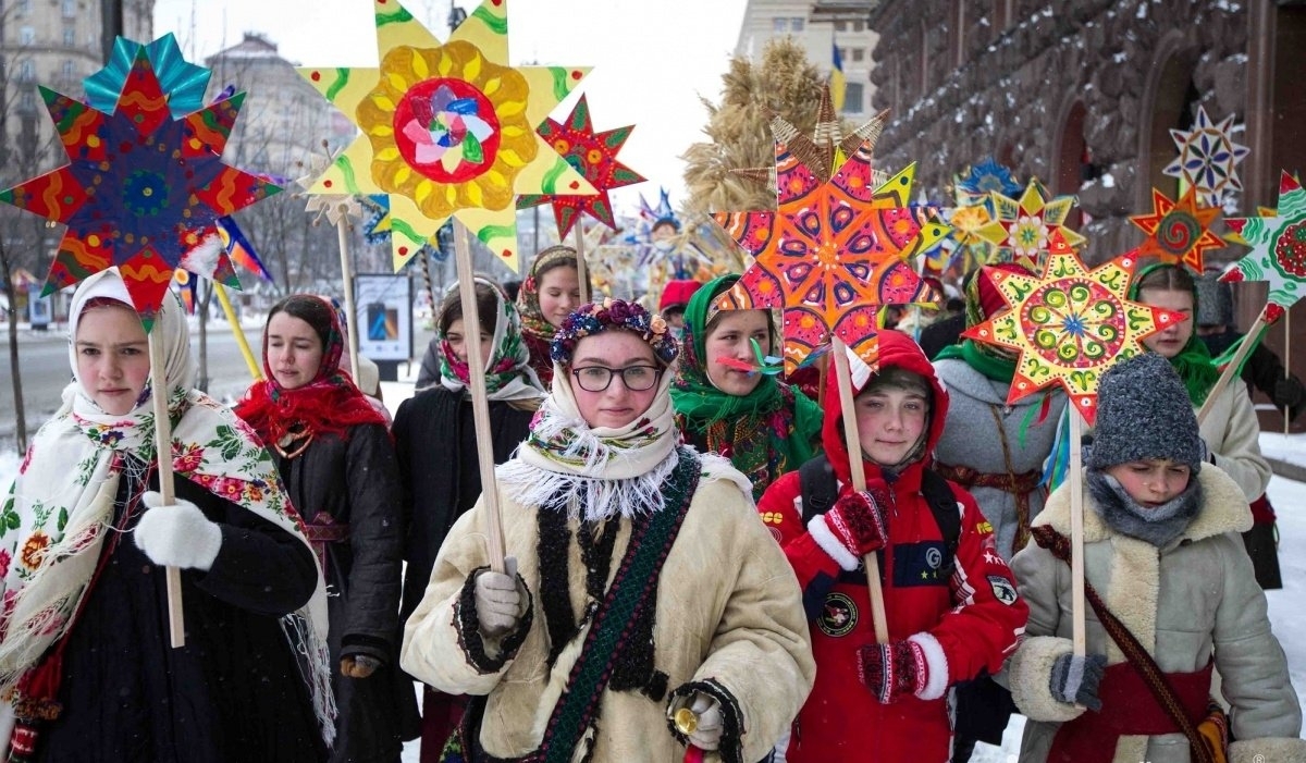 Люди в Щедрый вечер