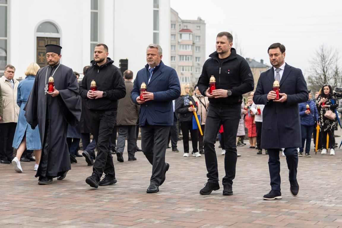 Honoring the memory of the fallen in Bucha in Kyiv region