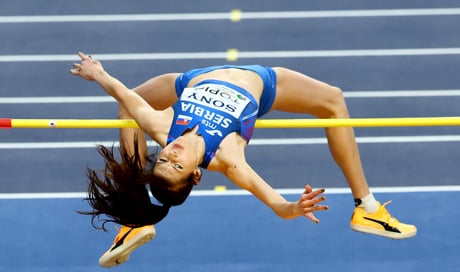 Ангелина Топич на чемпионате мира-2026 в помещении.