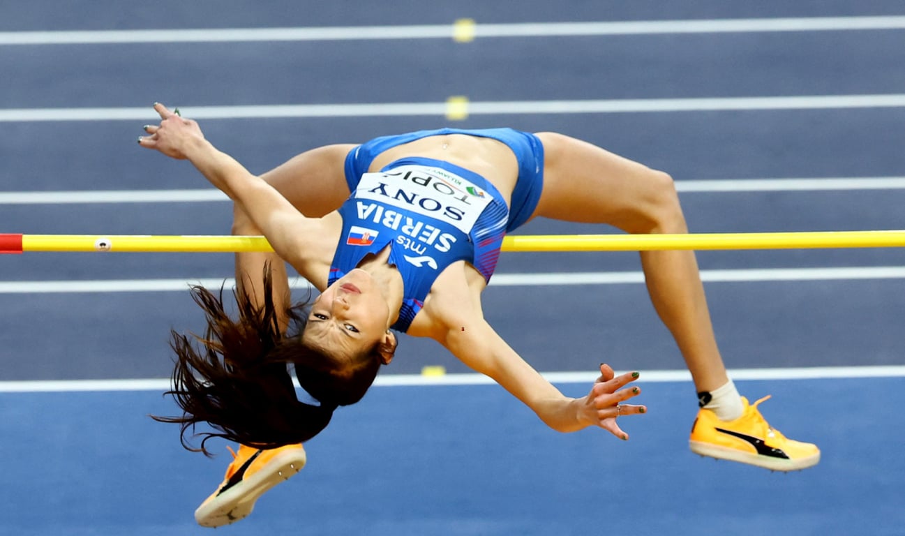 Ангелина Топич на чемпионате мира-2026 в помещении.