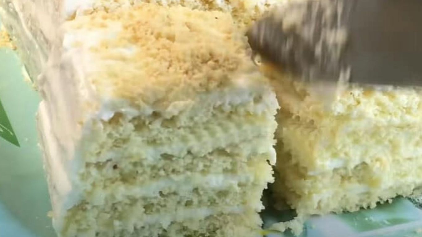 торт Наречена за 30 хвилин, дуже вдалий рецепт