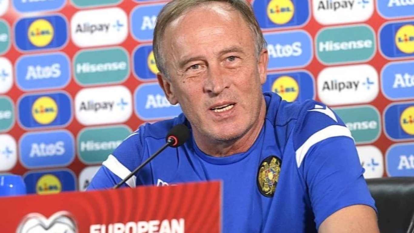 Петраков готовий вивести збірну Вірменії на Євро-2024: заява тренера