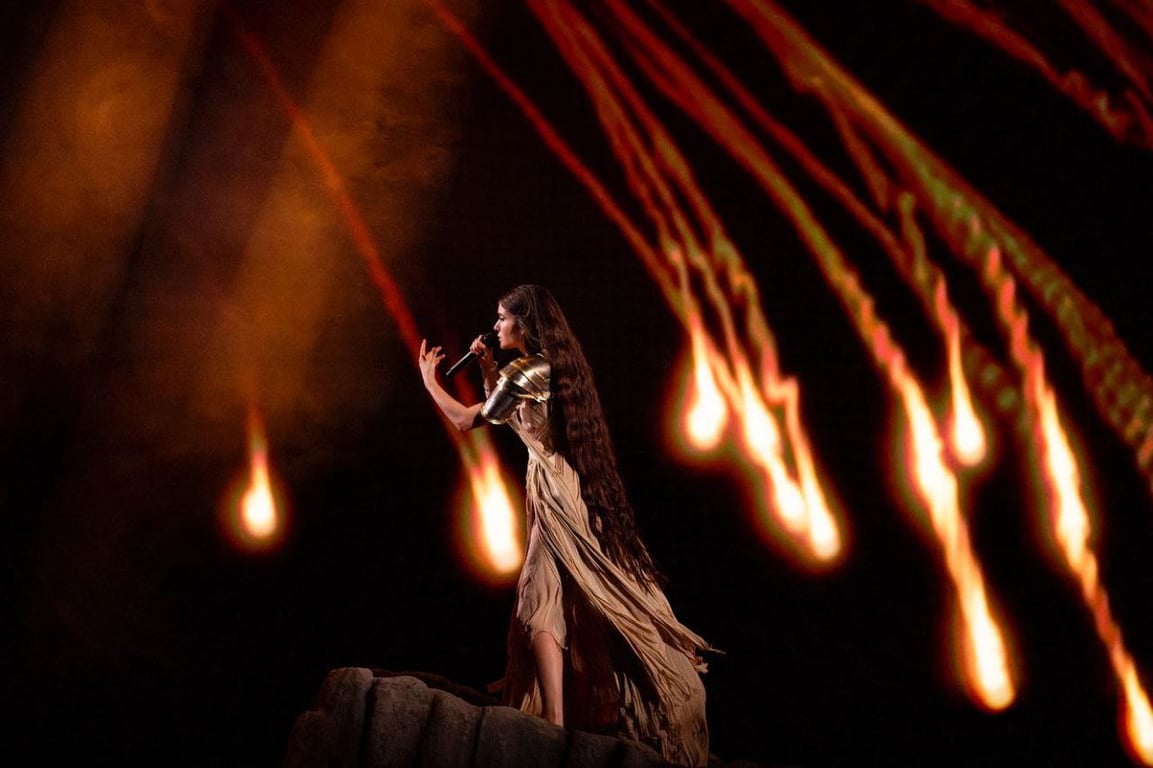 Співачка Jerry Heil на першій репетиції Євробаченні-2024. Фото: instagram/eurovision