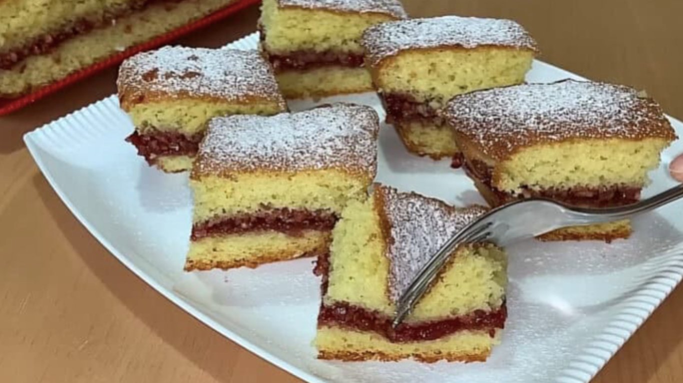 бюджетний рецепт пирога з джемом