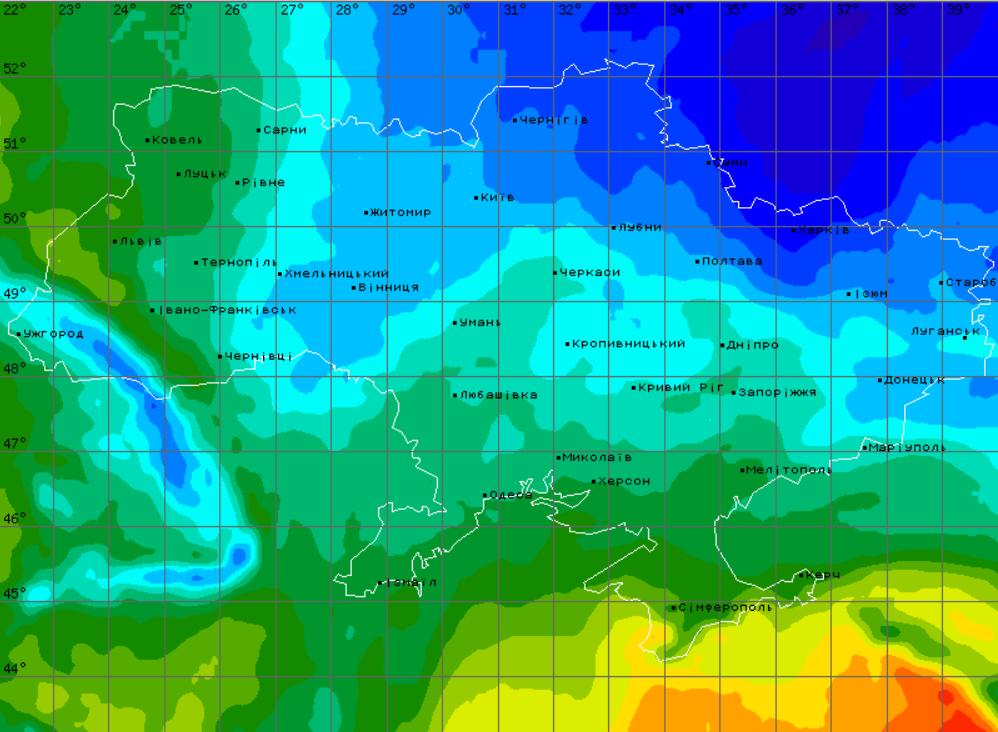 Погода в Україні 9 грудня