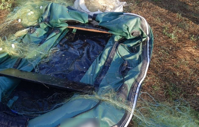 Гумовий човен рибалок