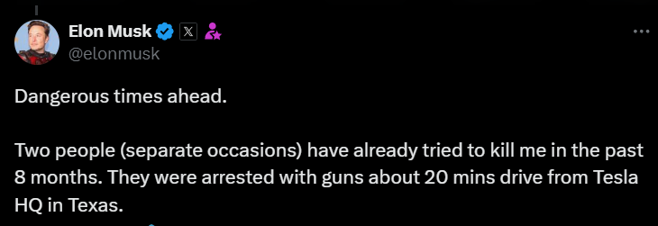 ілон маск спробав вбивства