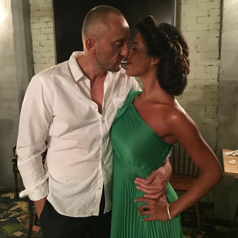 Бізнесвумен Санта Дімопулос з чоловіком. Фото: instagram.com/santadimopulos/