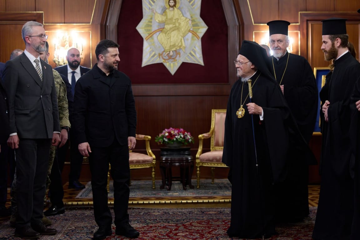 Зеленський зустрівся з Вселенським патріархом Варфоломієм
