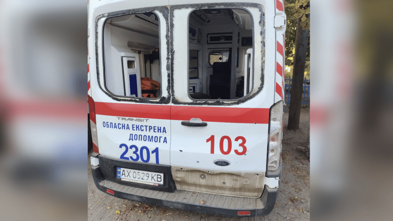 The occupiers shelled an ambulance station in the Kharkiv region — the driver was injured