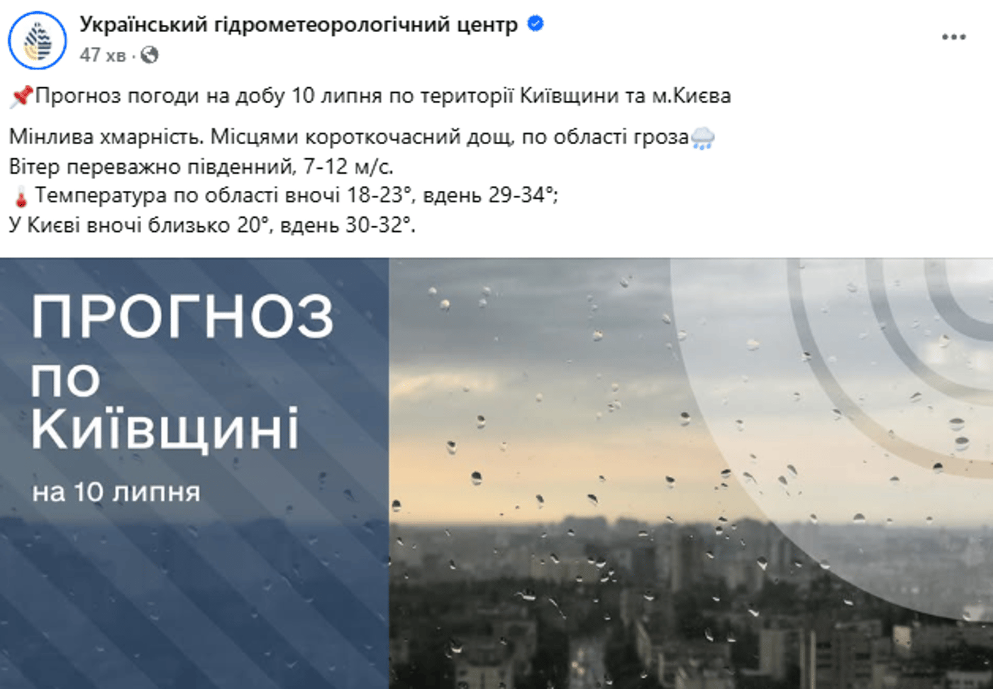 Погода у Києві