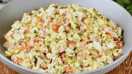 Салат "Анастасія" — новий смачний, поєднання краще ніж в Олівʼє - 285x160