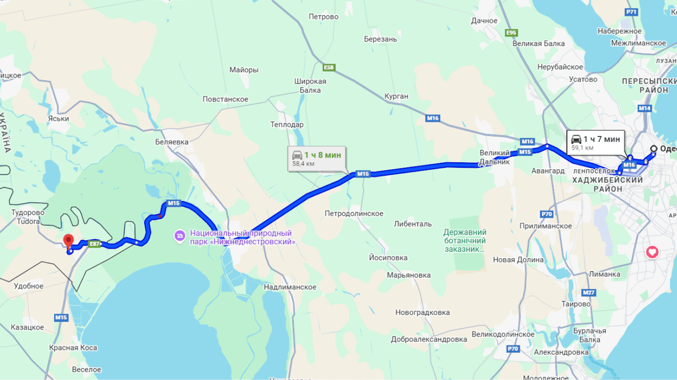 Затори до Молдови на трасі Одеса-Рені