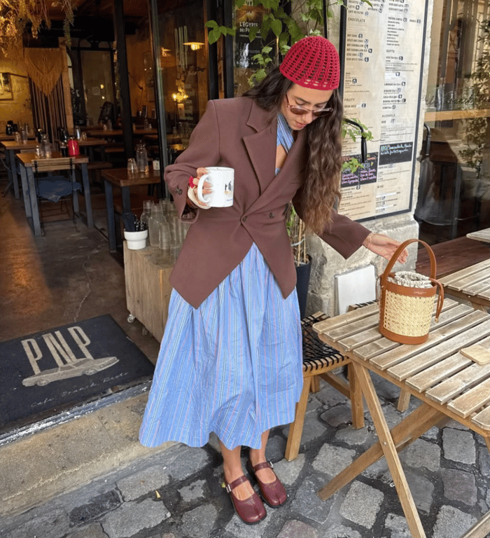 Knitted hats will be fashionable in the fall