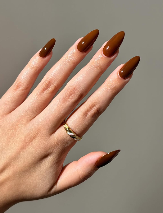 10 cozy brown manicure ideas perfect for fall