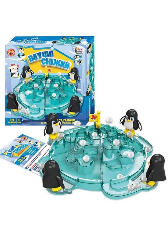 Настольная игра "Меткие снежки" для детей