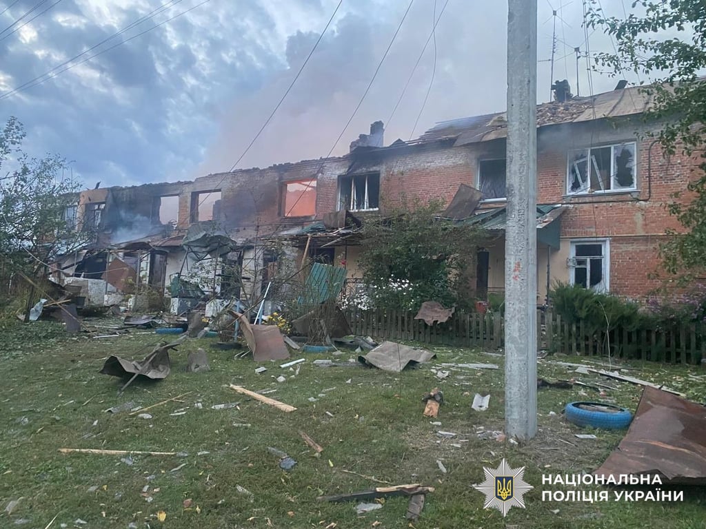 Удар дроном Сумщина