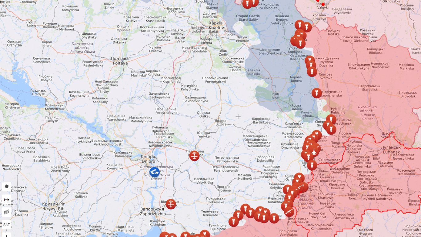 Карта боевых действий в Украине на 20.05.2023: онлайн Deep State, liveuamap