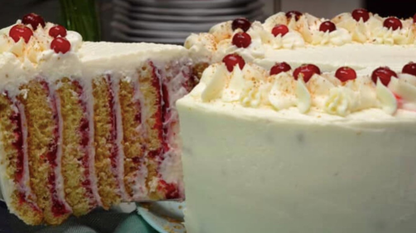 святковий різдвяний торт "Снігур" за 30 хвилин