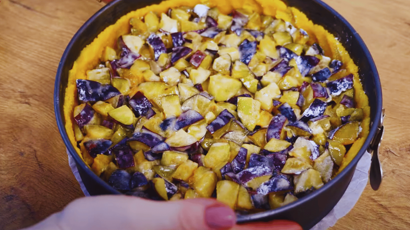 рецепт пирога зі сливами