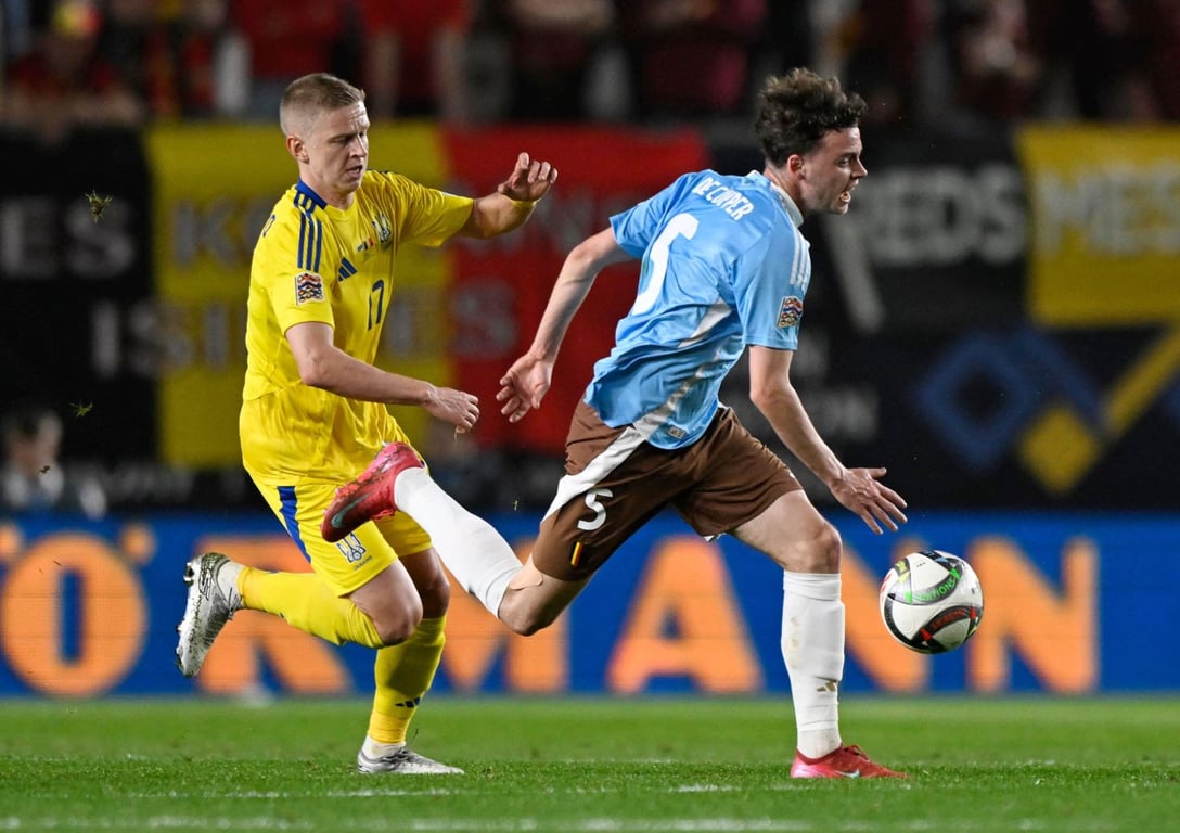 Матч Украина — Бельгия