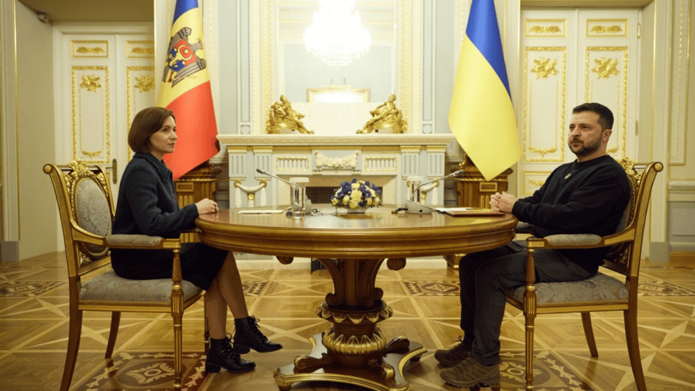 Зеленський зустрівся з президенткою Молдови — говорили про енергетику та євроінтеграцію