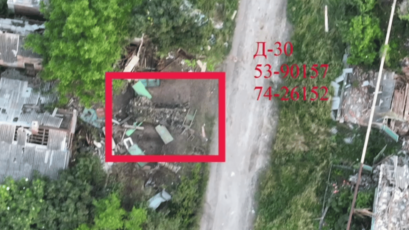 Українська артилерія знищила дві російські гаубиці під Бахмутом: феєричне відео