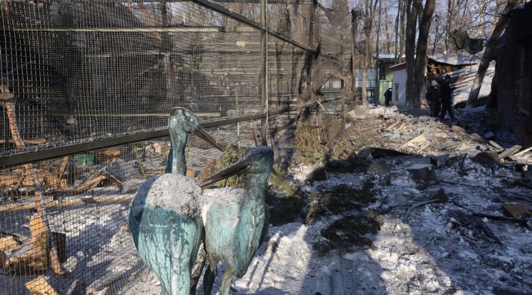 Російська атака на Фельдман Екопарк 1 січня