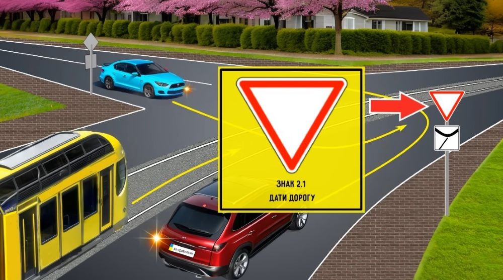 Динамічна ситуація на перехресті — хто проїде першим за правилами - фото 1