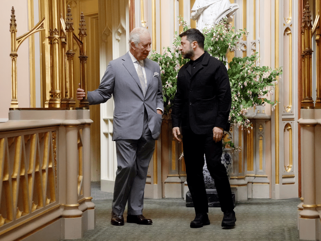 Зеленський зустрівся з королем Британії Чарльзом