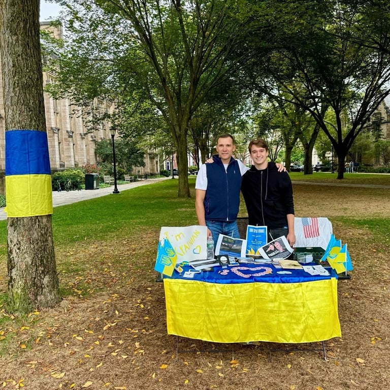 Андрей Шевченко со старшим сыном Джорданом