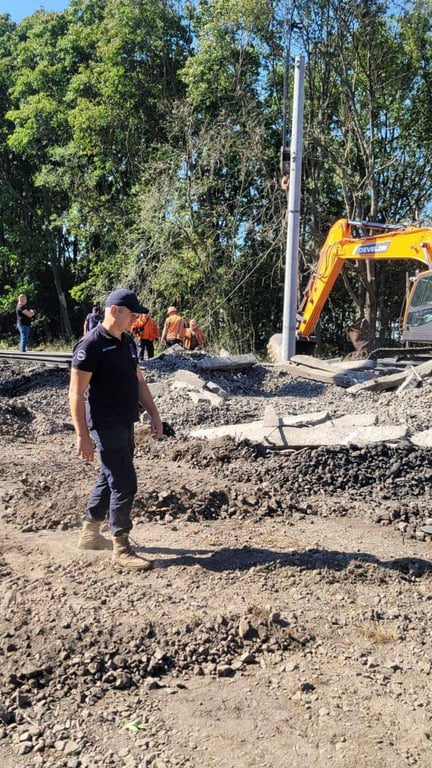 Детонація на залізниці на Київщині