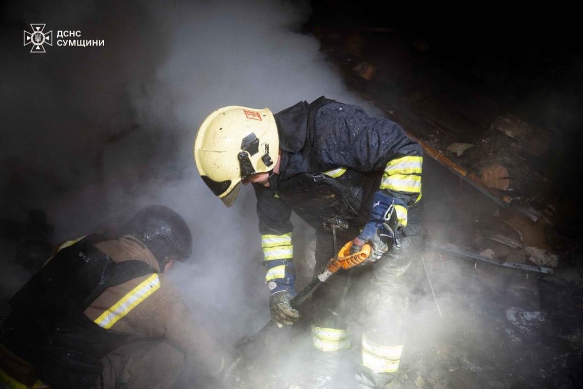 Російський удар по Сумах 22 жовтня