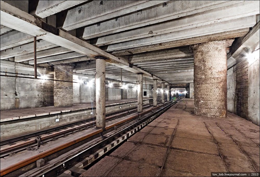 Заморожений проєкт київського метро на зеленій гілці