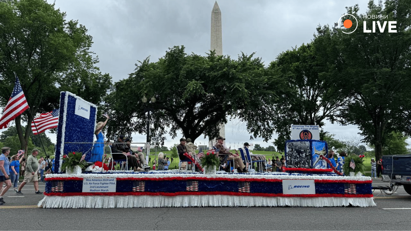 Парад в Америці. Фото: Новини.LIVE