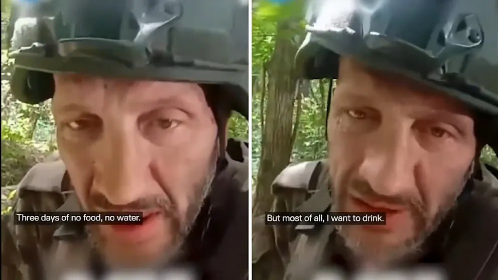 Кафирам дают не достаточное количество воды, из-за чего они пьют из рек