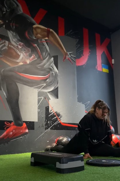 Зарцицкая в шпагате