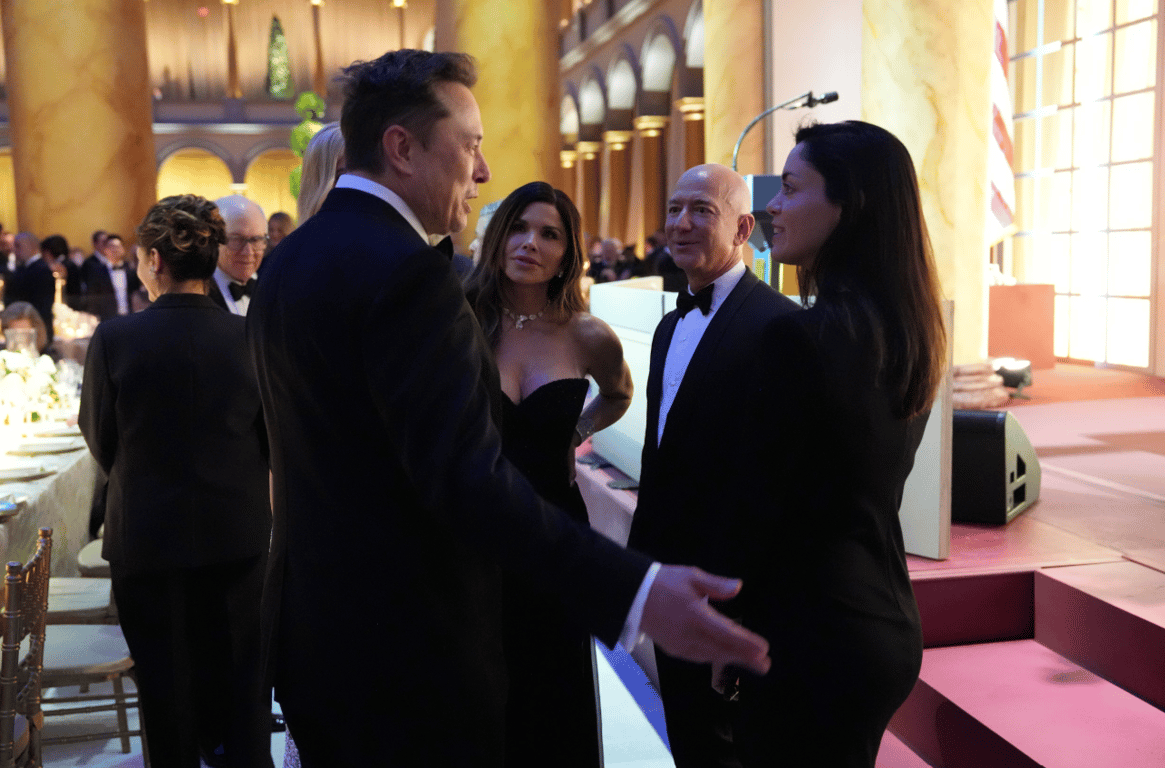 Ілон Маск на вечері Трампа