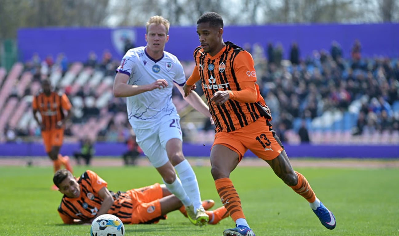 Атака "Шахтера" в матче с ЛНЗ 13 апреля 2026 года