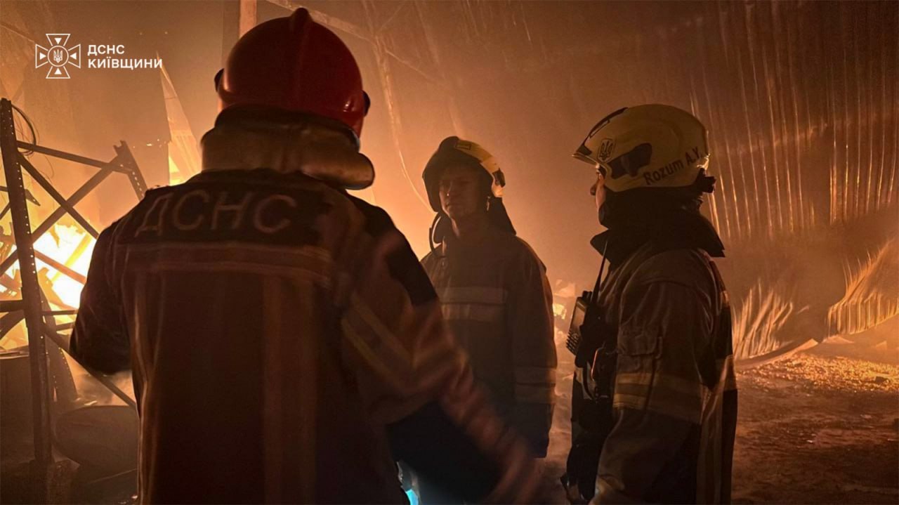 Атака на підприємство в Обухівському районі