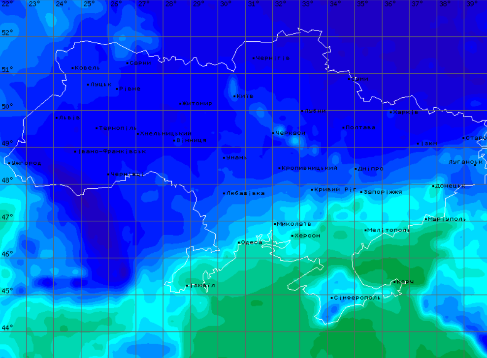 Погода на 10 серпня