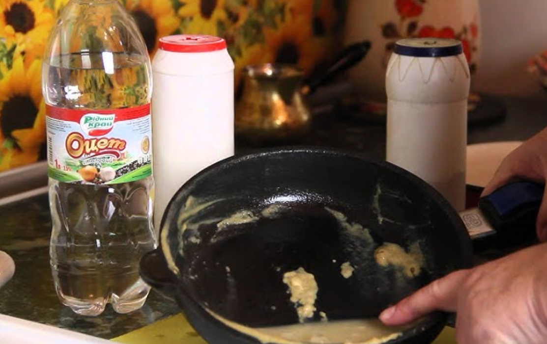 Убирание запаха рыбы уксусом