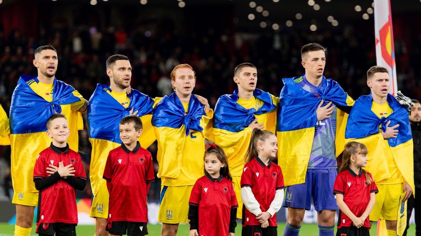 Игроки сборной Украины