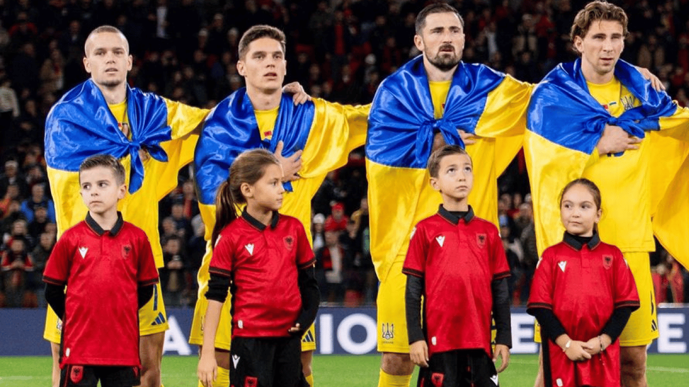 Сборная Украины сохранила место в обновленном рейтинге FIFA