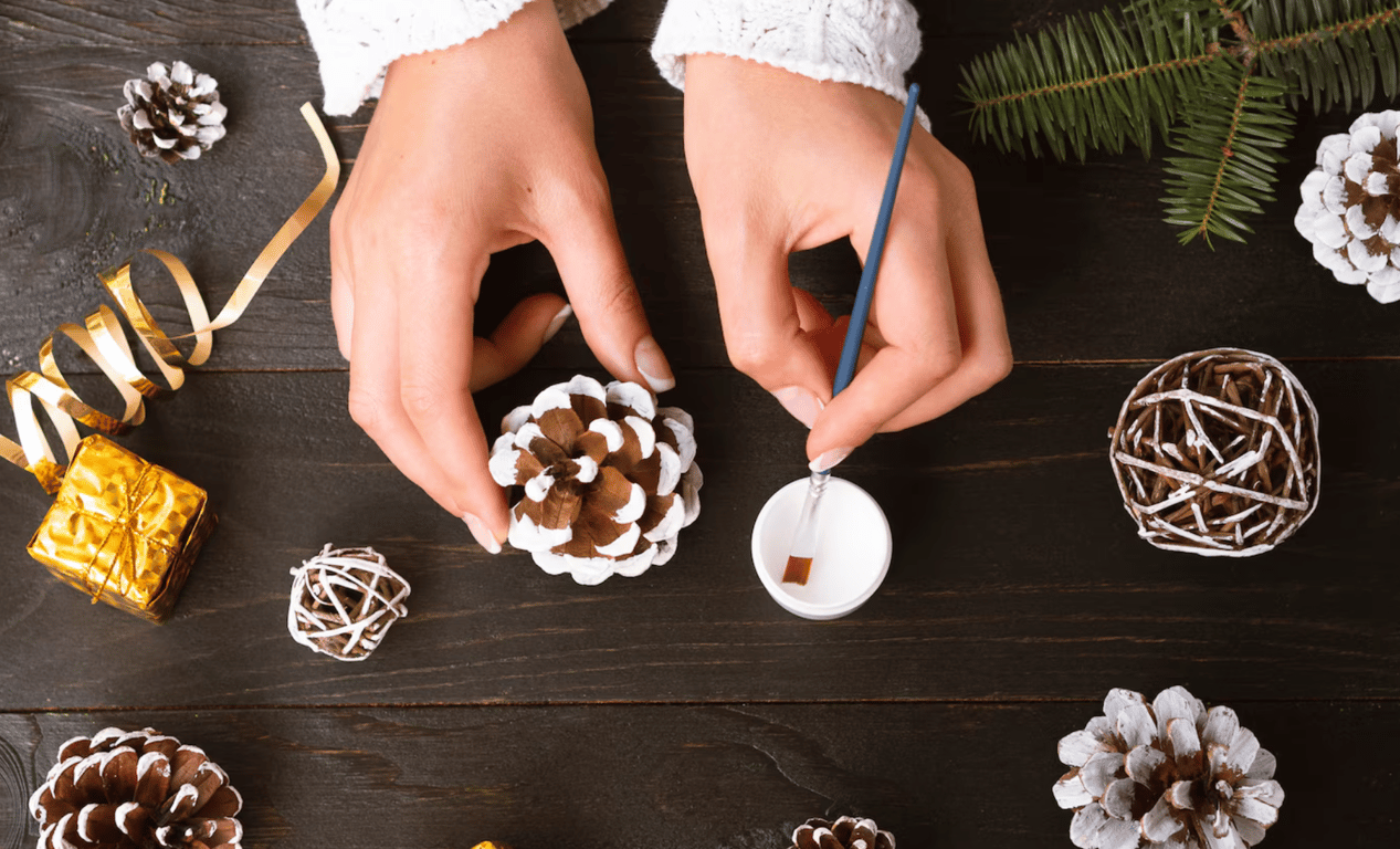 Идеи для новогодних игрушек из природных материалов