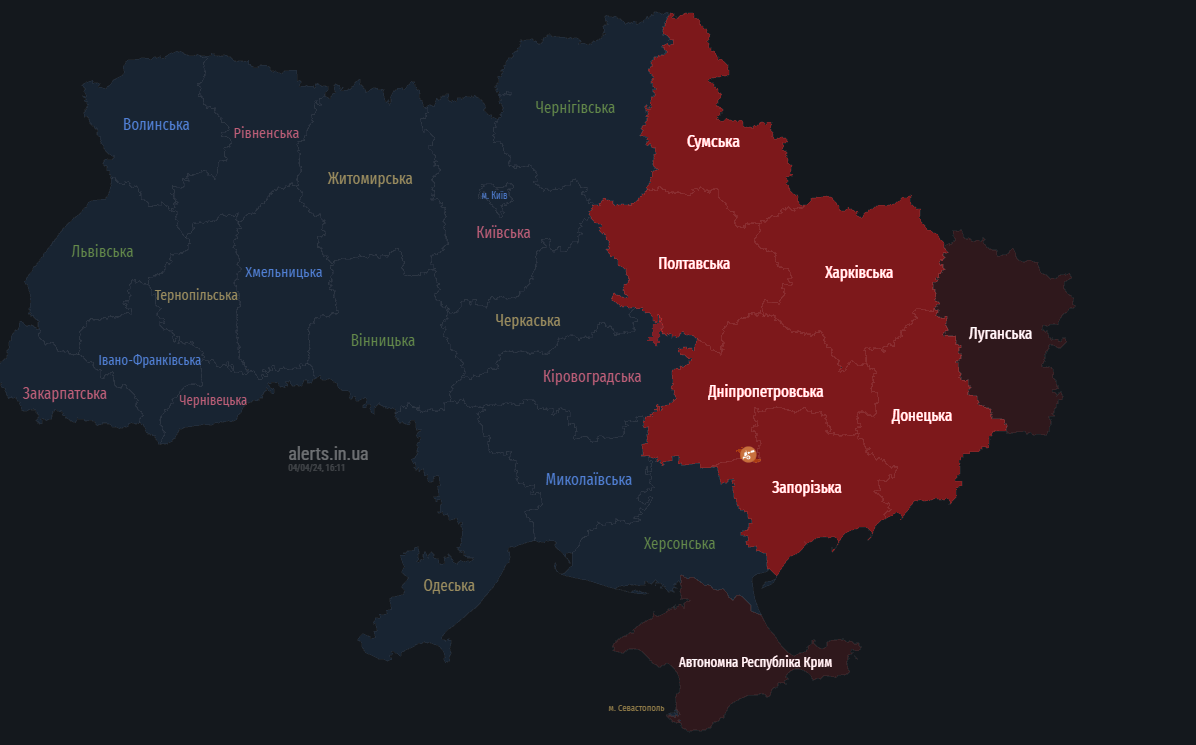 В Україні лунає повітряна тривога — які регіони в небезпеці