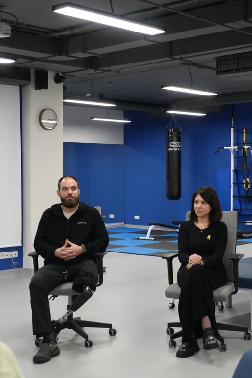 дискусія для ветеранів, які втратили кінцівки