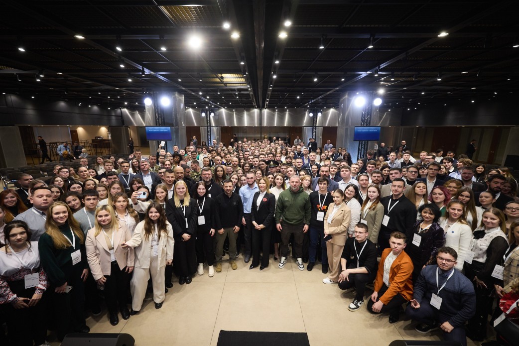 Зеленський і студенти