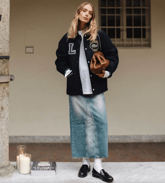 Bomber jacket is a must-have for cool weather